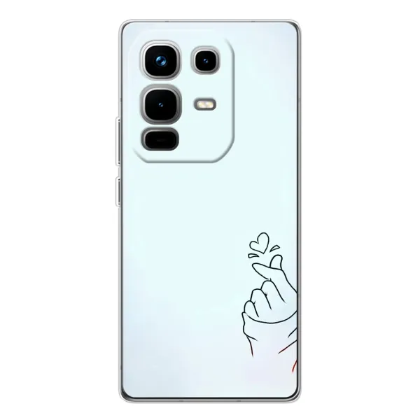 Чехол с рисунком «Сердце на голубом» для Infinix Note 50 Чехол с рисунком «Сердце на голубом» для Infinix Note 50