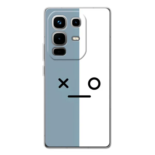 Чехол с рисунком «Серо-белый» для Infinix Note 50 Чехол с рисунком «Серо-белый» для Infinix Note 50