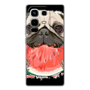Чохол (ТПУ) Милі песики для Infinix Note 50 (Смішний Мопс)