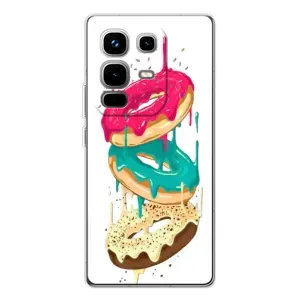 Чехол с изображением вкусной еды для Infinix Note 50 (Сочные пончики)