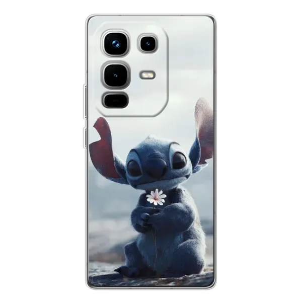 Чехол с рисунком «Стич с цветочком» для Infinix Note 50 Чехол с рисунком «Стич с цветочком» для Infinix Note 50