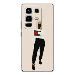 Силиконовый Чехол на Infinix Note 50 с картинкой Стильных Девушек (Стильная)