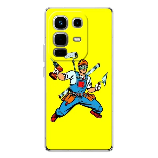 Чехол с рисунком «Строитель» для Infinix Note 50 Чехол с рисунком «Строитель» для Infinix Note 50