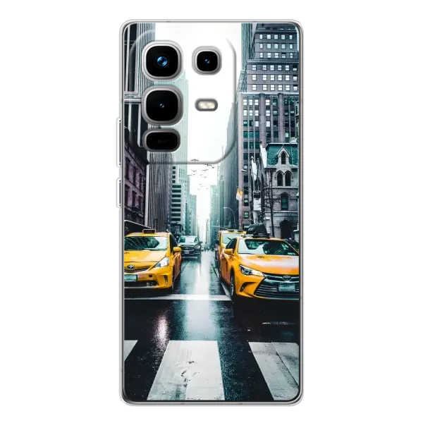 Чехол с рисунком «Такси» для Infinix Note 50 Чехол с рисунком «Такси» для Infinix Note 50