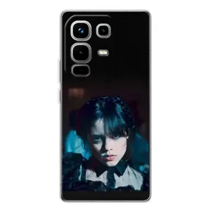 Чехлы с принтом Уэнсдей на Infinix Note 50 (Танец Уэнсдей)