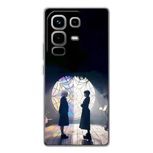 Чехол с рисунком «Уэнсдей и Энди» для Infinix Note 50 Чехол с рисунком «Уэнсдей и Энди» для Infinix Note 50