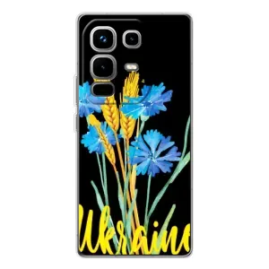 Чехол на Infinix Note 50 Украинский дизайн (Ukraine в цветочках)