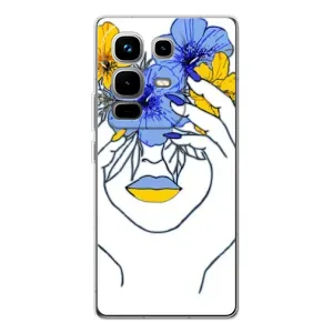 Чехол на Infinix Note 50 Украинский дизайн (Украинка на всю голову)