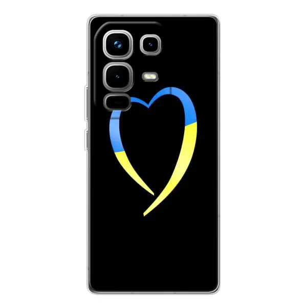 Чохол з малюнком «Українське серце» для Infinix Note 50 Чохол з малюнком «Українське серце» для Infinix Note 50