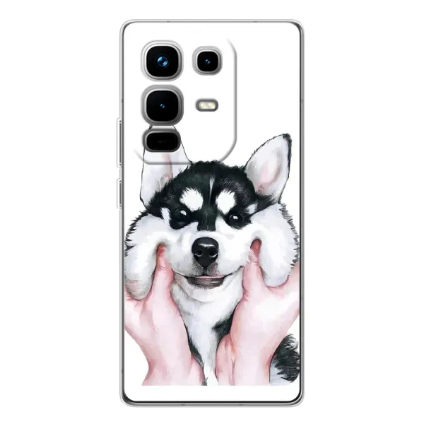 Чехол с рисунком «Собака Хаски» для Infinix Note 50 Чехол с рисунком «Собака Хаски» для Infinix Note 50