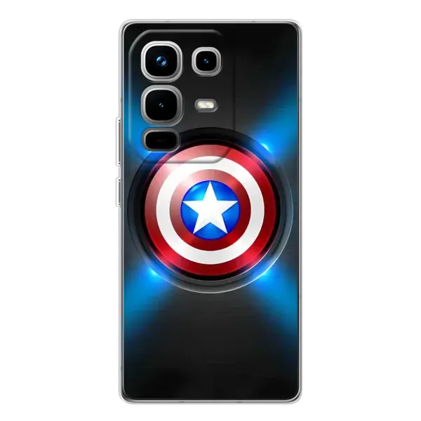 Чехол с рисунком «Яркий Щит Капитана» для Infinix Note 50 Чехол с рисунком «Яркий Щит Капитана» для Infinix Note 50