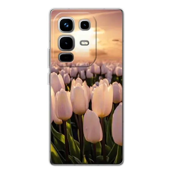 Чехол с рисунком «Закат с цветами» для Infinix Note 50 Чехол с рисунком «Закат с цветами» для Infinix Note 50