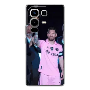 Чохли Лео Мессі в Маямі на Infinix Note 50 (Золотий м'яч Мессі)