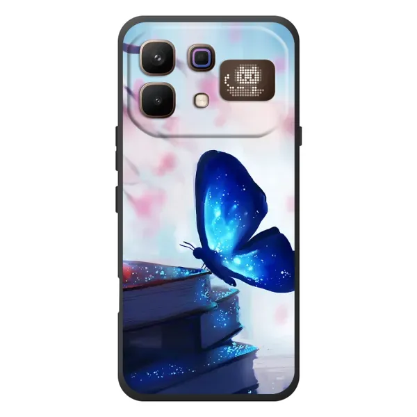 Чехол с рисунком «Бабочка синяя» для Infinix Note 60 Pro Чехол с рисунком «Бабочка синяя» для Infinix Note 60 Pro