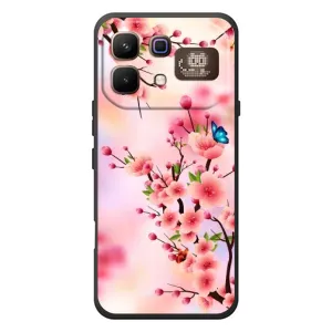 Чохол з картинкою Сакури на Infinix Note 60 Pro (Метелики на сакурі)