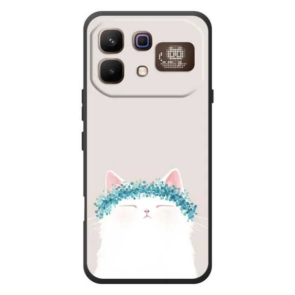 Чехол с рисунком «Белый котик» для Infinix Note 60 Pro Чехол с рисунком «Белый котик» для Infinix Note 60 Pro
