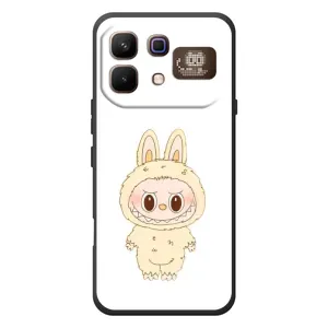 Чохол з принтом Лабубу для Infinix Note 60 Pro (Бежевий Лабубу)