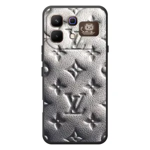 Текстурний Чохол Louis Vuitton для Інфінікс Ноут 60 Про (Бежевий ЛВ)