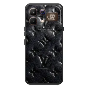 Текстурний Чохол Louis Vuitton для Інфінікс Ноут 60 Про (Чорний ЛВ)