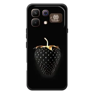 Чохол з зображенням смачної їжі для Infinix Note 60 Pro (Чорна полуниця)