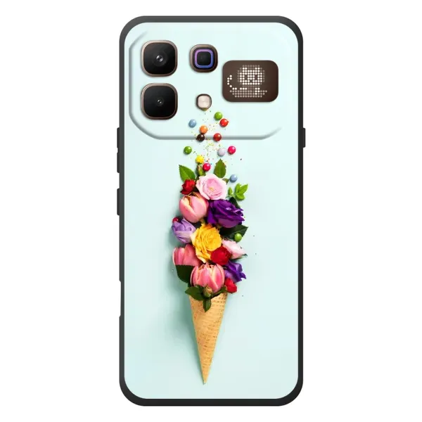 Чехол с рисунком «Цветок-мороженное» для Infinix Note 60 Pro Чехол с рисунком «Цветок-мороженное» для Infinix Note 60 Pro