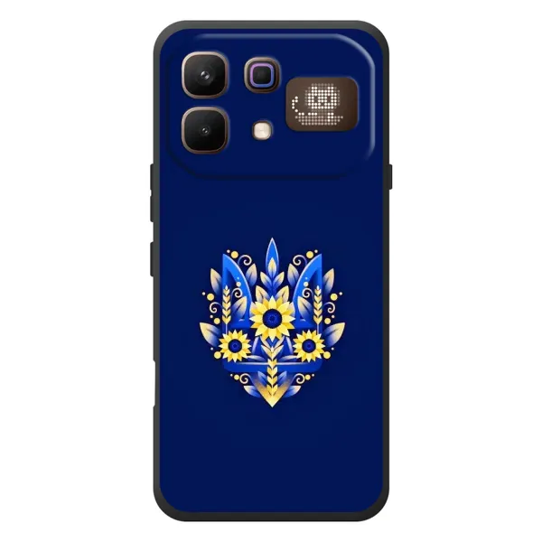 Чехол с рисунком «Цветущий Герб» для Infinix Note 60 Pro