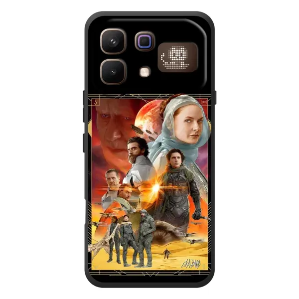 Чехол с рисунком «Д Ю Н А» для Infinix Note 60 Pro