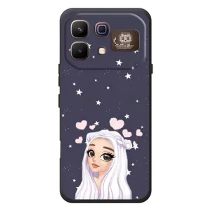 Чохол Стильні дівчата на Infinix Note 60 Pro (Дівчина та серця)