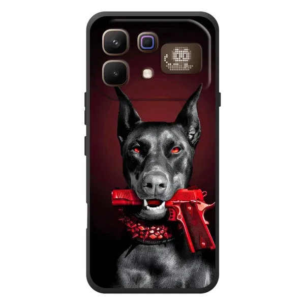 Чехол с рисунком «Доберман злой» для Infinix Note 60 Pro Чехол с рисунком «Доберман злой» для Infinix Note 60 Pro