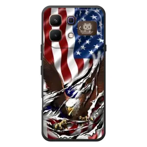 Чехол Флаг USA для Infinix Note 60 Pro (Флаг USA)