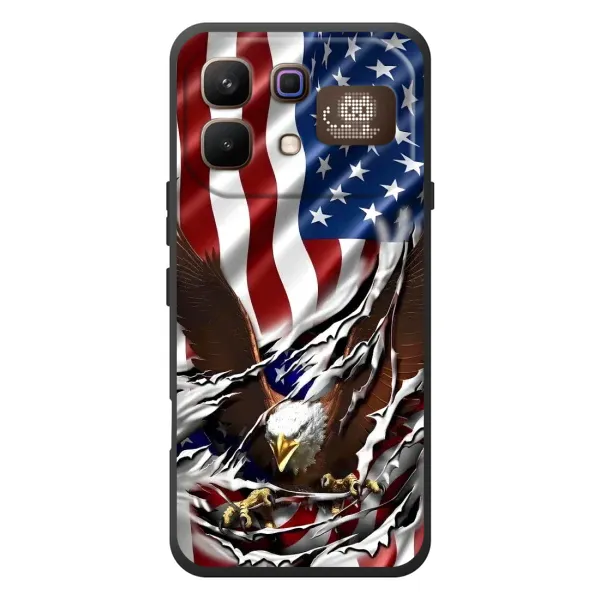 Чехол с рисунком «Флаг USA» для Infinix Note 60 Pro Чехол с рисунком «Флаг USA» для Infinix Note 60 Pro