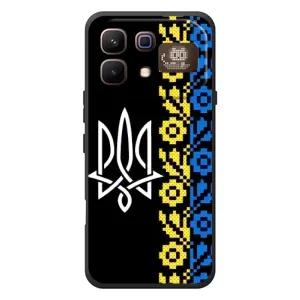 Силиконовый Чехол на Infinix Note 60 Pro (Герб и вышыванка)