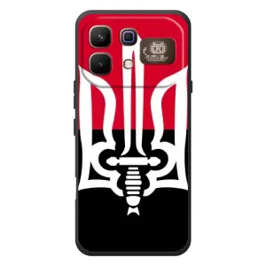 Чохли УПА (Червоно-Чорний) на Infinix Note 60 Pro (Герб України)