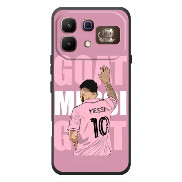 Чехол с рисунком «GOAT MESSI» для Infinix Note 60 Pro Чехол с рисунком «GOAT MESSI» для Infinix Note 60 Pro