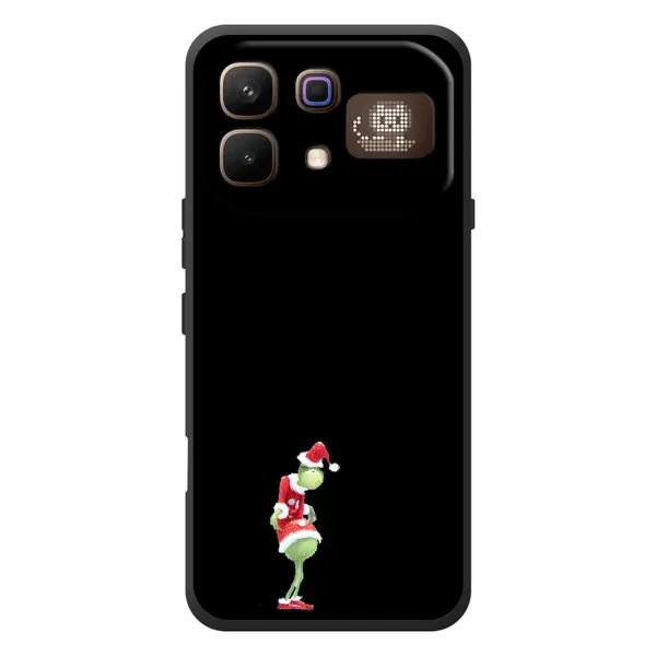 Чехол с рисунком «Гринч на чорном» для Infinix Note 60 Pro Чехол с рисунком «Гринч на чорном» для Infinix Note 60 Pro