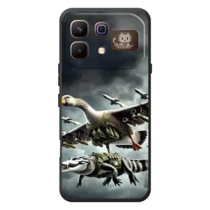 Чехол с рисунком «Гусини и крокодило» для Infinix Note 60 Pro