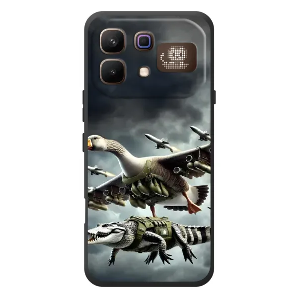 Чехол с рисунком «Гусини и крокодило» для Infinix Note 60 Pro Чехол с рисунком «Гусини и крокодило» для Infinix Note 60 Pro