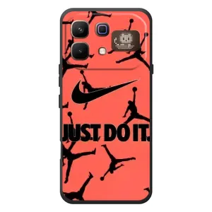 Силіконовый Чохол Nike Air Jordan на Інфінікс Ноут 60 Про (Just Do It)