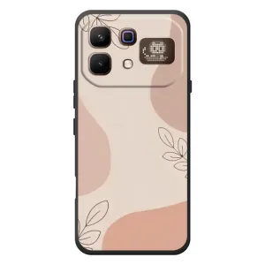 Чохол квітковий дизайн для Infinix Note 60 Pro (Кориневий фон)