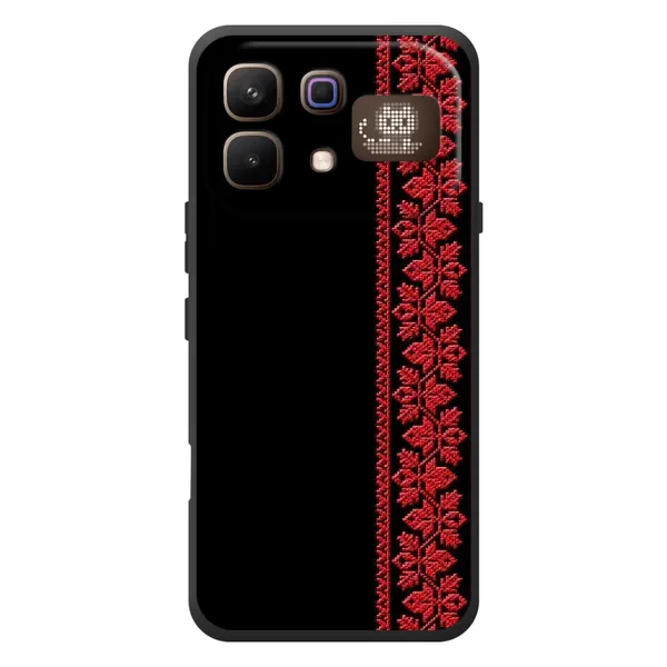 Чехол с рисунком «Красная Вышиванка» для Infinix Note 60 Pro Чехол с рисунком «Красная Вышиванка» для Infinix Note 60 Pro