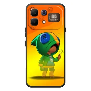 Чохол Бравл Старс для Infinix Note 60 Pro (LEON в кофті)