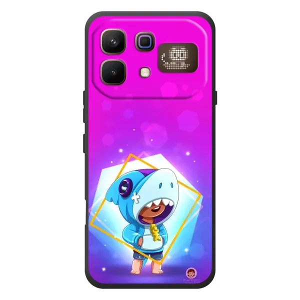 Чехол с рисунком «Леон в костюме Акулы» для Infinix Note 60 Pro