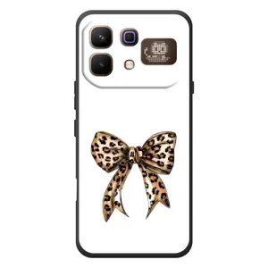 Чехол банты для Infinix Note 60 Pro (Леопардовый принт)