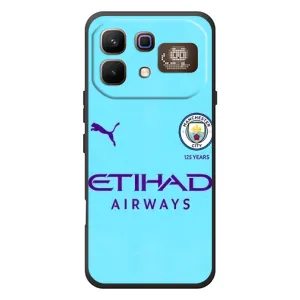 Силіконові Чохли з принтом Футбол на Infinix Note 60 Pro (Man City)