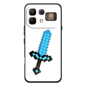 Чохли для Infinix Note 60 Pro (Персонажі МайнКрафт) (Меч)