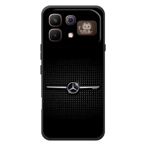Силиконовый бампер с картинкой машины на Infinix Note 60 Pro (Mercedes)