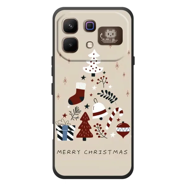 Чехол с рисунком «Merry Christmas» для Infinix Note 60 Pro Чехол с рисунком «Merry Christmas» для Infinix Note 60 Pro