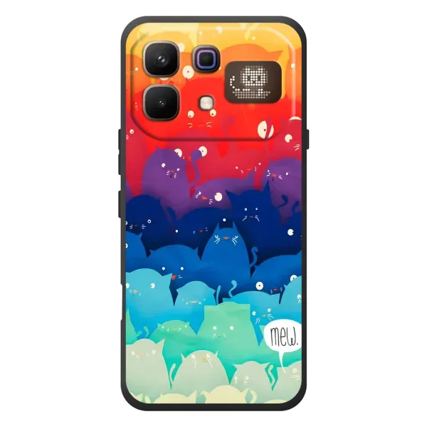 Чехол с рисунком «Mew» для Infinix Note 60 Pro