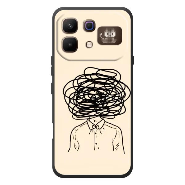 Чехол с рисунком «Мысли» для Infinix Note 60 Pro Чехол с рисунком «Мысли» для Infinix Note 60 Pro