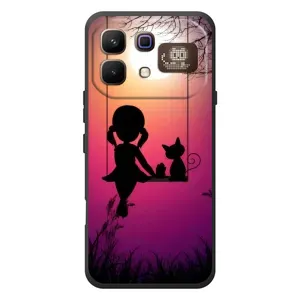 Дівчачий Чохол для Infinix Note 60 Pro (На гойдалці)